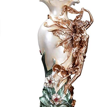 HTL Bodenvase Tier kreative europäische Retro Wohnzimmer Dekoration tv Cabinet Dekoration möppishings Home zubehör harzvase 48 * 25 cm (größe:b) (Size : B)