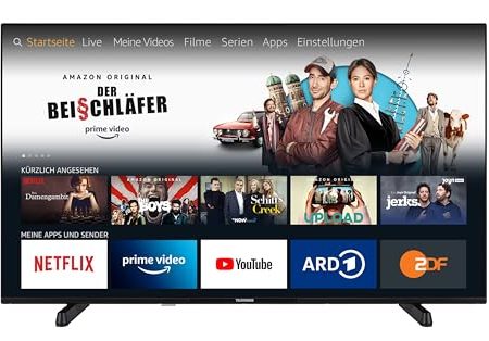 TELEFUNKEN 43 Zoll Fernseher Fire TV (4K UHD Smart TV, HDR Dolby Vision, Dolby Atmos, Triple-Tuner) XU43FO754S