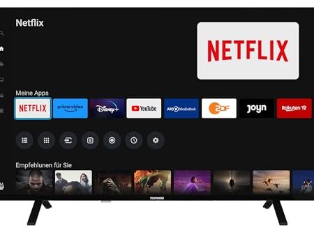 Telefunken Fernseher 50 Zoll Smart TV powered by TiVo (4K UHD, HDR Dolby Vision, Dolby Atmos, Triple-Tuner, 6 Monate HD+ inkl.) XU50TO750S