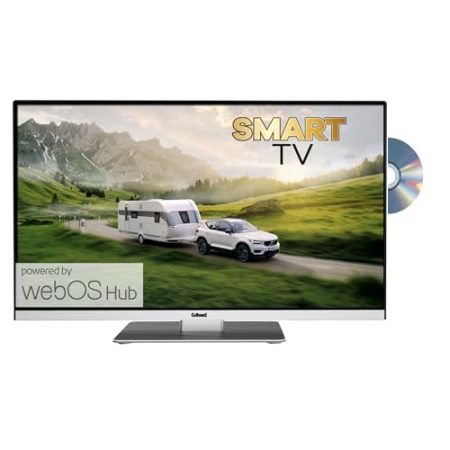 Gelhard GTV2292 Smart TV mit WebOS mit DVD und Bluetooth DVB-S2/C/T2 für 12/24/ 230Volt Full HD