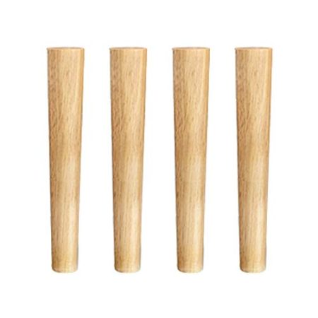 WYRMB Massivholz-Lackfarbene Möbelbeine, Esszimmerstuhl-Schrankfüße, Sofabeine, Couchtischbeine, 8–70 cm, 4er-Set, mit Zubehör, für TV-Schrank, Schreibtisch, Kleiderschrank (Holz 30 cm/12 Zoll)