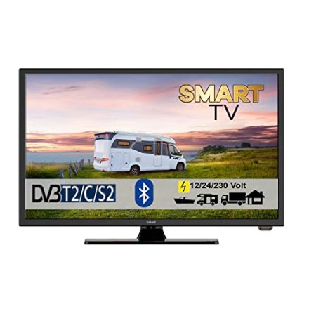 Gelhard GTV2225 LED Smart TV mit Bluetooth DVB-S2/C/T2 für 12/24V u. 230Volt WLAN Full HD