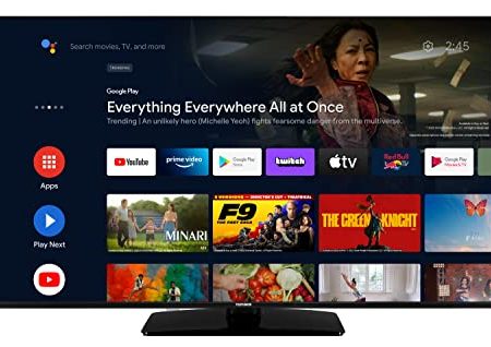 Telefunken Android TV 55 Zoll Fernseher (4K UHD Smart TV, HDR Dolby Vision, Triple-Tuner, Dolby Atmos) XU55AN754M