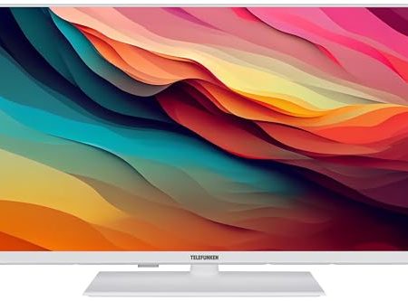 Telefunken XF32N750M-W Fernseher 32 Zoll Full HD LED TV mit 80 cm Bildschirmdiagonale und integriertem Triple-Tuner, weiß