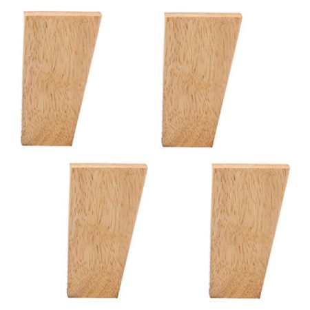 TONZN Möbelbein-Sofafüße, höhenverstellbare Metallstütze, Ersatzbeine, DIY-Schrank, TV-Schrank, Couchtisch, Schrankfüße, Hardware-Zubehör, Schrauben (Holzfarbe 10 cm)