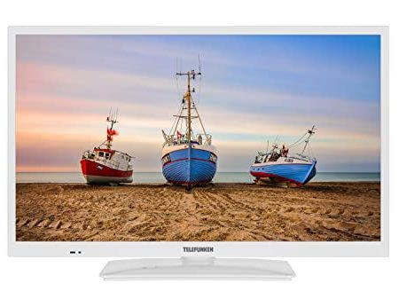 Telefunken XH24N550M-W Fernseher 24 Zoll HD-ready LED TV mit 60 cm Bildschirmdiagonale und integriertem Triple-Tuner, weiß