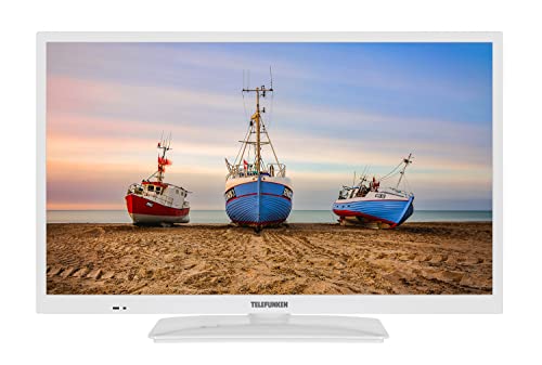 Telefunken XH24N550M-W Fernseher 24 Zoll HD-ready LED TV mit 60 cm Bildschirmdiagonale und integriertem Triple-Tuner, weiß