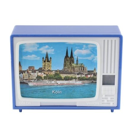 Freak Scene Gucki - klick-Fernseher - Kölner Sehenswürdigkeiten - Köln - blau