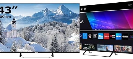 43" UHD Smart TV/Fernseher JTCS43U39431FL, VIDAA, Triple Tuner