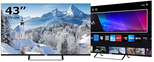 43" UHD Smart TV/Fernseher JTCS43U39431FL, VIDAA, Triple Tuner
