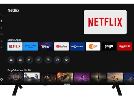 Telefunken QLED Fernseher 50 Zoll Smart TV powered by TiVo (4K UHD, HDR Dolby Vision, Dolby Atmos, Triple-Tuner, 6 Monate HD+ inkl.) QU50TO750S