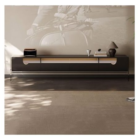 Wandmontierter TV-Ständer 78,7" Schwebender TV-Ständer, An Der Wand Montiertes Entertainment-Mediencenter, Hochglanz-TV-Schrank Mit Stauraum for Die Schwebende TV-Konsole Zu Hause