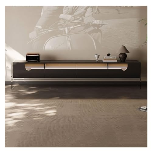 Wandmontierter TV-Ständer 78,7" Schwebender TV-Ständer, An Der Wand Montiertes Entertainment-Mediencenter, Hochglanz-TV-Schrank Mit Stauraum for Die Schwebende TV-Konsole Zu Hause