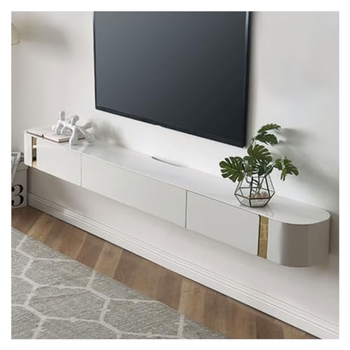 Fernsehschrank Luxuriöser moderner TV-Ständer, Entertainment-Center mit 2 Schubladen und Regalen, Medienkonsolentisch mit großem Fassungsvermögen, TV-Schrank mit Stauraum for das Wohnzimmer Tv Cabinet
