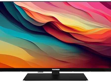 Telefunken XF32N750M Fernseher 32 Zoll Full HD LED TV mit 80 cm Bildschirmdiagonale und integriertem Triple-Tuner, schwarz