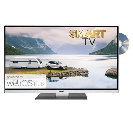 Gelhard GTV2492 Smart TV mit DVD und Bluetooth DVB-S2/C/T2 für 12/24/ 230Volt Full HD