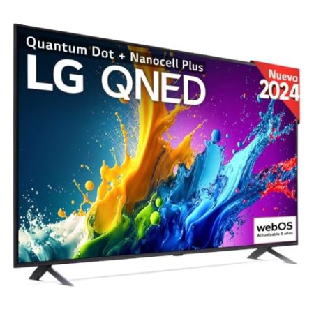 43QNED80T6A (108 cm (43 Zoll), schwarz, UltraHD/ 4K, QNED, WLAN, LAN, Bluetooth, HDR10, Triple-Tuner)