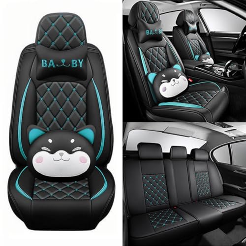YoQIK Auto SitzbezĂŒgesets fĂŒr Dacia Dokker/Duster/Duster Van/Jogger Extreme/Lodgy 2000-2024,Leder Vorne Hinten Auflagen Sitzschoner Komfortabel VerschleiĂfest Innenraum Autozubehör