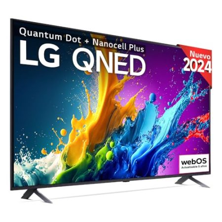 TV QNED LG 50QNED80 126 cm 4K UHD 2024 Schwarz und Blau