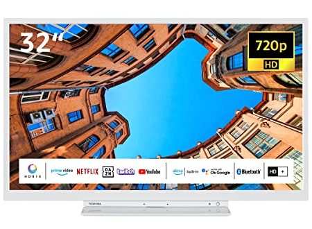 Toshiba 32WK3C64DAY/2 32 Zoll Fernseher/Smart TV (HD Ready, HDR, Alexa Built-In, Triple-Tuner, Bluetooth) - Inkl. 6 Monate HD+ [2023]