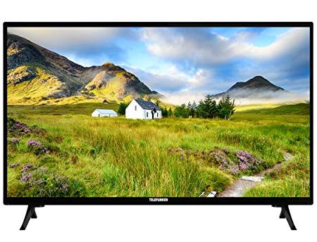 Telefunken XH24J101 60 cm / 24 Zoll Fernseher (HD ready, Triple-Tuner) [Modelljahr 2021], schwarz