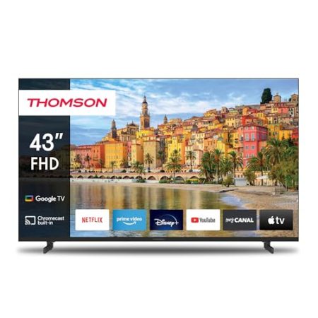 Thomson 43 Zoll (109cm) Google TV FHD Sprachsteuerung Triple Tuner Smart TV - 43FG2S14-2024