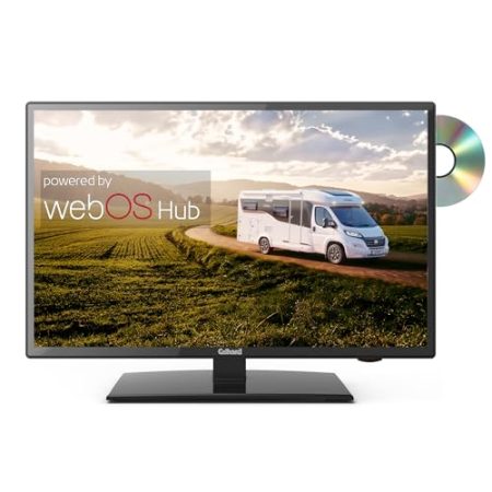 Gelhard GTV2255 LED Smart TV mit DVD und Bluetooth DVB-S2/C/T2 für 12V u. 230Volt WLAN Full HD
