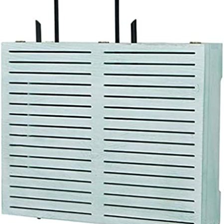 GeRRiT Router-Aufbewahrungsbox, Box, Router-Aufbewahrungsbox, WLAN-Router-Halterung, Set-Top-schwebendes Wandregal, Regalhalterung für TV-Zubehör, WLAN-Router, TV-Box, Set-Top-Box-Router
