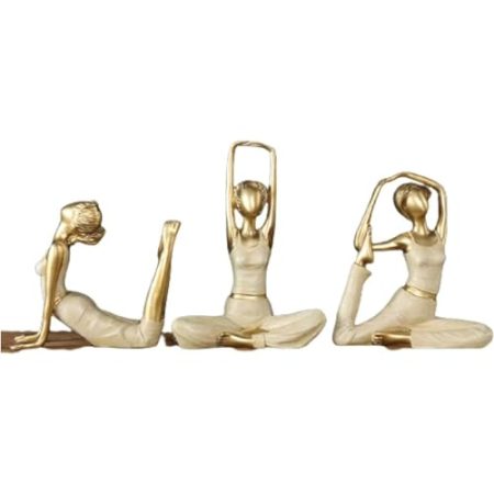 Exquisites Design Kreative Statue Yoga Form Moderne Kunst Hause Regal TV Schrank Wein Schrank Nachttisch Dekor Desktop Dekoration Zubehör Kunstwerk