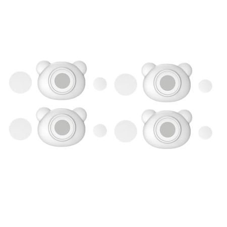 Fzzuzdlap Magnetischer Fernbedienungshalter, Wandhalterung, TV-Fernbedienungshalter, lochfrei, Handy--Organizer, Aufbewahrung, 4 Stück, langlebig, einfach zu bedienen