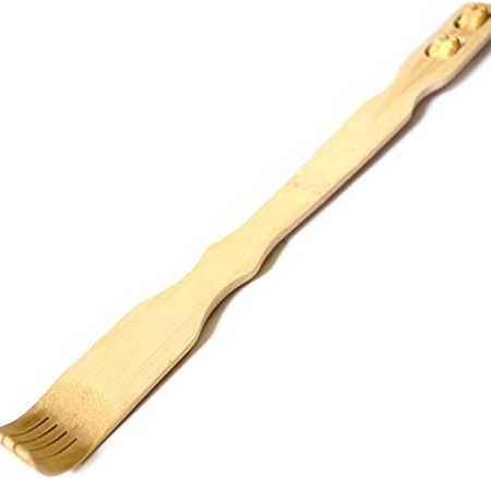 Bambus Holz Rückenkratzer und Körper Massagegerät - Geschenk für Sie und Ihn - perfekte Massage am Rücken, Nacken, Beine oder Fuß