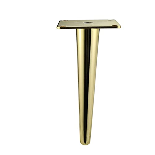 4 Teile/Satz Metall Möbel Beine Gold Vertikale/Schräg Rohr Sofa Füße for TV Schrank Schrank Füße Unterstützung Möbel zubehör (Color : Vertical 180MM)