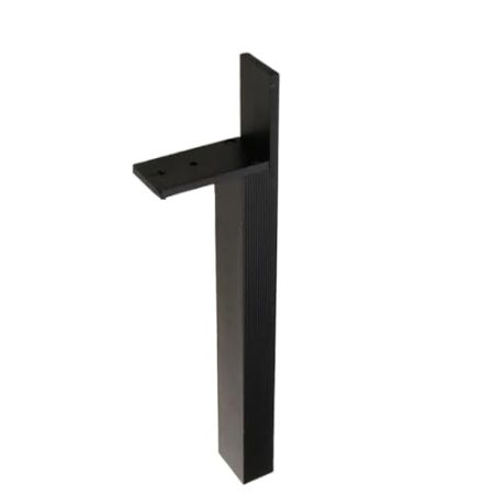 GAJUST Möbelbeine aus Aluminiumlegierung, Teetischstütze, Bettfuß, Sofa, TV-Schrank, Metallbeschläge, Zubehör (Farbe: 4 Stück, 300 mm, schwarz)