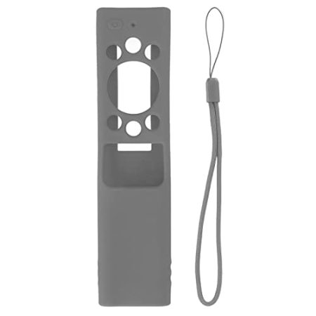 Tv-Fernbedienungshülle Solar Soft für Smart-Fernbedienung Silikon-Schutzhülle für Bn59-Fernbedienung Tv-Fernbedienungshülle (Grey)