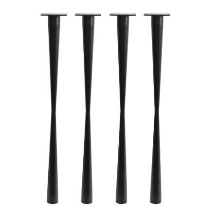 AATISH 4 Eisenmöbelbeine,Modern-Stil Metall Möbelfüße,Ersatz Möbelfüße,Tischbeine,Couchtisch Beine,für Esstische,Schreibtische,Bars,Büro Schreibtische,etc.DIY Möbel Zubehör (71cm/27.95in)