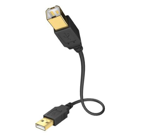 inakustik Premium High Speed USB 2.0 Kabel (USB 2.0A - B, 1m)