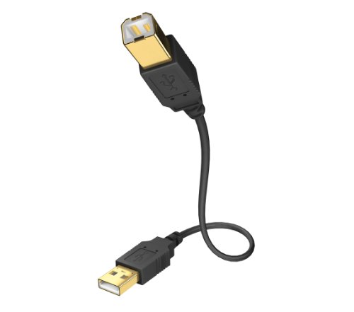 inakustik Premium High Speed USB 2.0 Kabel (USB 2.0A - B, 1m)