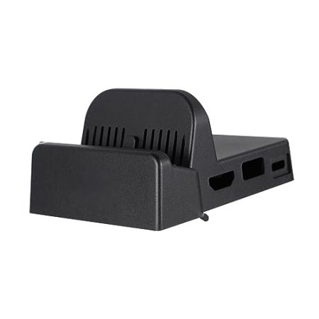 Angoily Kompakte Ersatz Dockingstation Für Spielkonsolen Tragbare TV Ladestation Für Switch Switch OLED Und Andere USB C Geräte Spielkonsole Zubehör Einfach Zu Bedienen Ideal Für