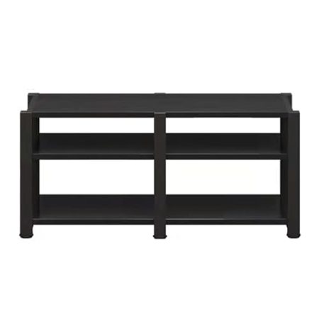 AV-Medienständer,Audio Rack Hifi Regal HiFi,Verstärker-Rack-Regal/Audio-Video-Regal,mehrschichtiges Bodenstehendes Audio-Rack,für Verstärker/Plattenspieler/Stereo-Receiver(Deep black,120x52x52cm)