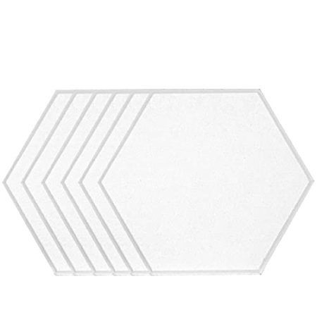 6 STÜCKE Schalldichte Wandaufkleber Schallabsorbierende Wandaufkleber Familie Schlafzimmer Studio Schalldichte Dekoration Zubehör-Schneeweiß_1.2cm Hohe Dichte