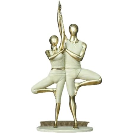 Exquisites Design Kreative Statue Yoga Form Moderne Kunst Hause Regal TV Schrank Wein Schrank Nachttisch Dekor Desktop Dekoration Zubehör Kunstwerk
