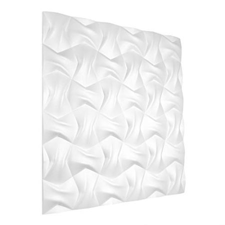 3D Wandpaneele - Große Auswahl an detaillierten Polystyrolplatten für effektvolle Wandgestaltungen, EPS deutliche Musterung, leicht und stabil - 1 Platte 60x60cm Kokarda Restposten