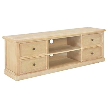 VACARX TV-Schrank 120x30x40 cm Holz, Artikelfarbe - Naturholz