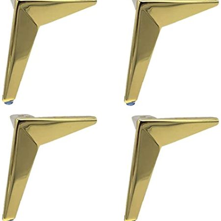 VAKUUM Pelzfüße, 4 Stück, Metallfüße, Zubehör für Schränke, TV-Schränke, Sofas, Couchtische, Fußhocker, 10 cm
