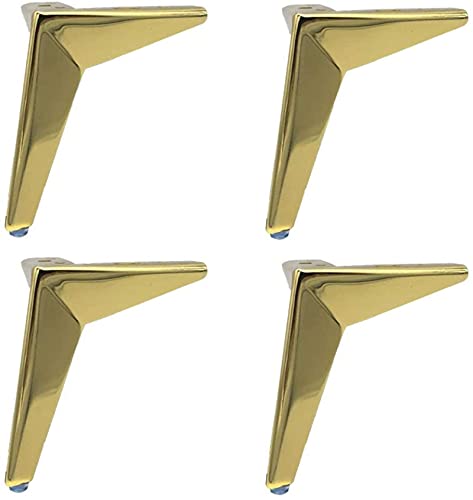 VAKUUM Pelzfüße, 4 Stück, Metallfüße, Zubehör für Schränke, TV-Schränke, Sofas, Couchtische, Fußhocker, 10 cm