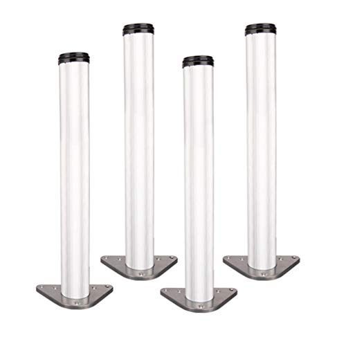 Aluminiumlegierung Tischbeinstütze, 4 Stück, Höhenverstellbare Tragsäule Bar, Hardware-Zubehör (Farbe : B, Größe : 50cm)