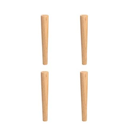 4 Stück Möbelbeine aus Holz,Sofa Beine,Eiche Tischbeine,TV-Tischfüße,Tischgestell,Couchtischbeine,Stühle,für Schrank Sofa Schlafzimmer Esstisch Arbeitstisch, mit Zubehör, 8cm-80cm