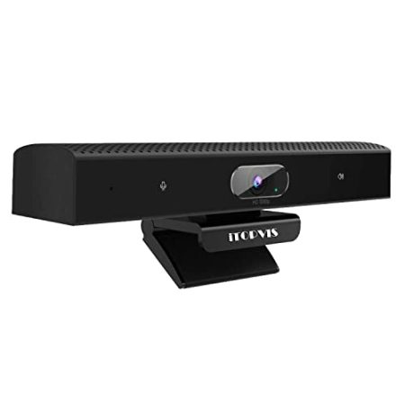Webcam mit Mikrofon und Lautsprecher ,Full HD 1080P Weitwinkel USB Videokonferenzkamera,Intelligente DSP-Rauschunterdrückung， für Konferenzräume videokonferenzsystem für Mac, PC, Laptop, Desktop…