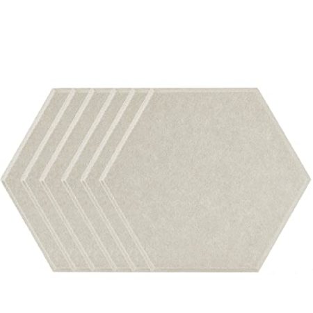 6 STÜCKE Schalldichte Wandaufkleber Schallabsorbierende Wandaufkleber Familie Schlafzimmer Studio Schalldichte Dekoration Zubehör-Licht Kamel_1.2cm Hohe Dichte