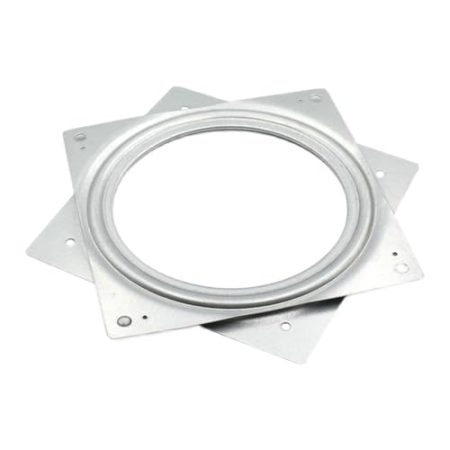 JEKKAH Hohler Vollkorn-Lazy-Susan-TV-Schrank, universeller Eisen-Drehteller, Mehrzweck-drehbares Bücherregal, Drehteller-Basis(4inch)